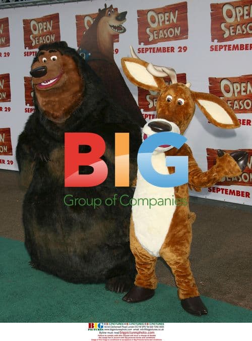 Boog and Elliott at "Open Season" premiere