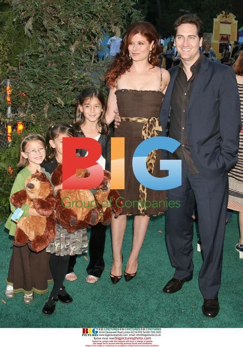 Debra Messing and family at "Open Season" premiere