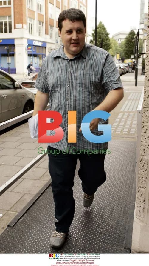 Comedian Peter Kay at BBC Studio