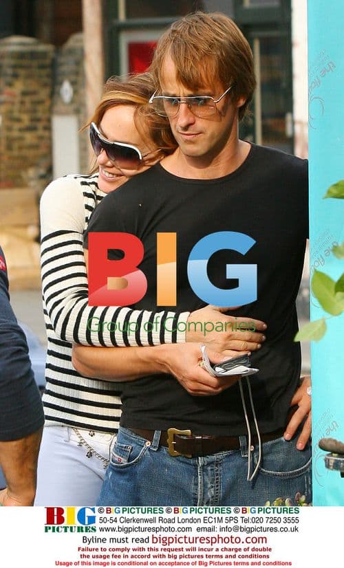 Tara Palmer Tomkinson and Crispian Belfrage shopping in London