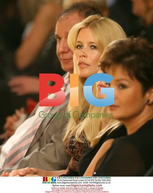 Claudia Schiffer at Monnari fashion show
