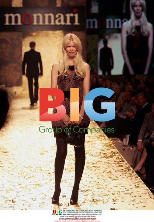 Claudia Schiffer at Monnari Fashion Show