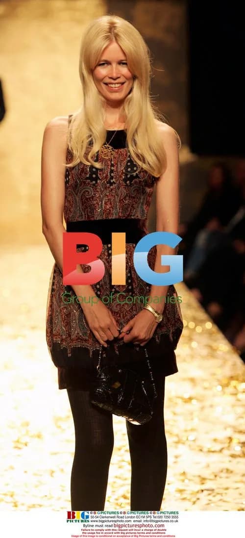 Claudia Schiffer at Monnari Fashion Show