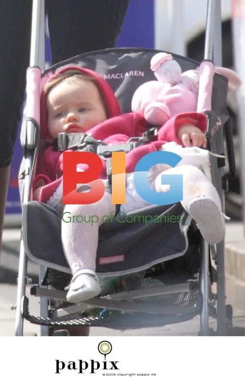 Geri Halliwell and David Walliams Stroll