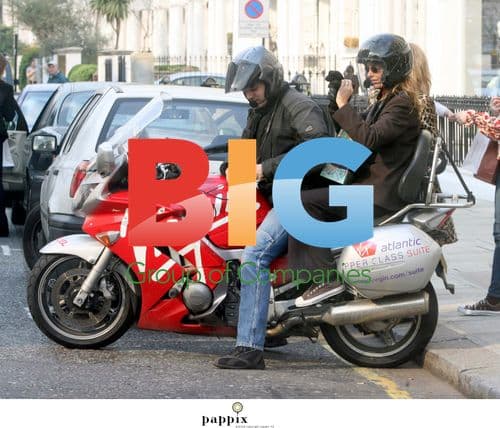 Trinny Woodall Rides Virgin Limobike in London