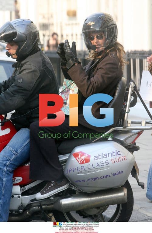 Trinny Woodall Rides Virgin Limobike