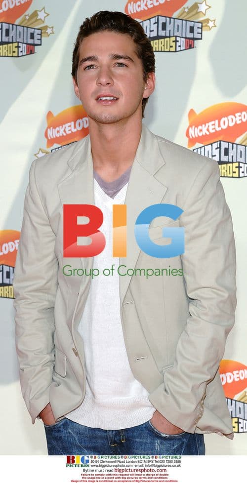 Shia LaBeouf at Kids' Choice Awards