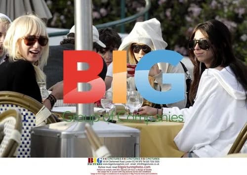 Lindsay Lohan and Kimberly Stewart in Malibu