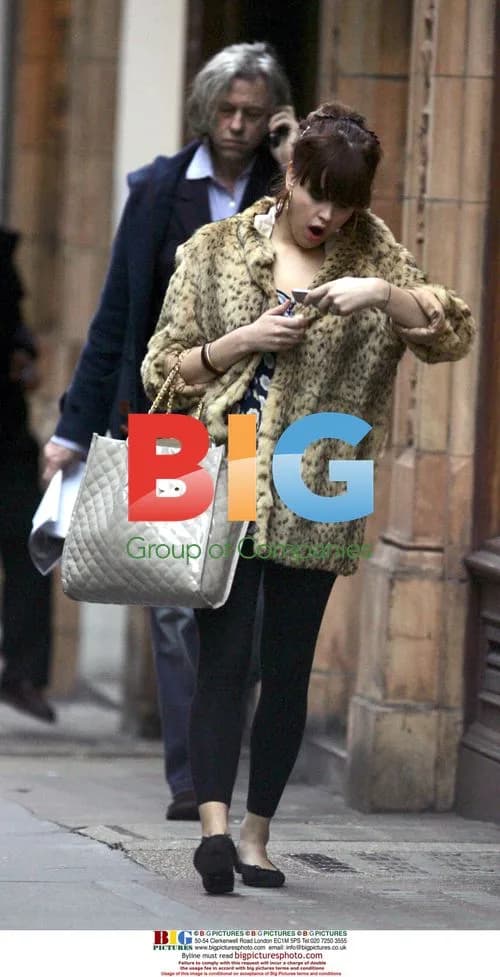 Peaches Geldof Out Shopping with Dad Bob