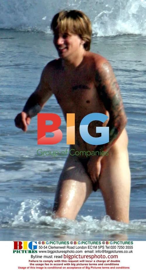Sean Stewart Strips Down on Malibu Beach