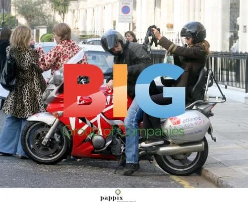Trinny Woodall rides Virgin Limobike in London