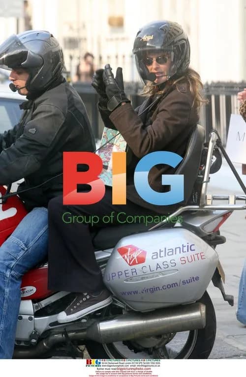 Trinny Woodall rides Virgin Limobike in London