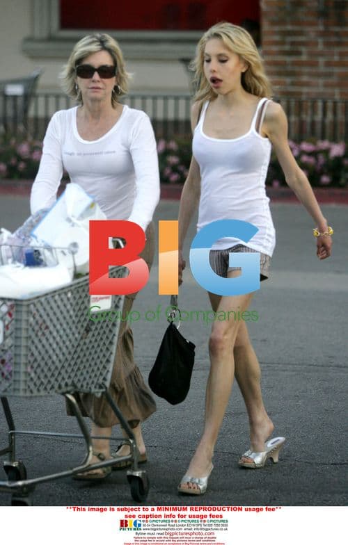 Olivia Newton-John and Daughter Chloe Shop in Malibu
