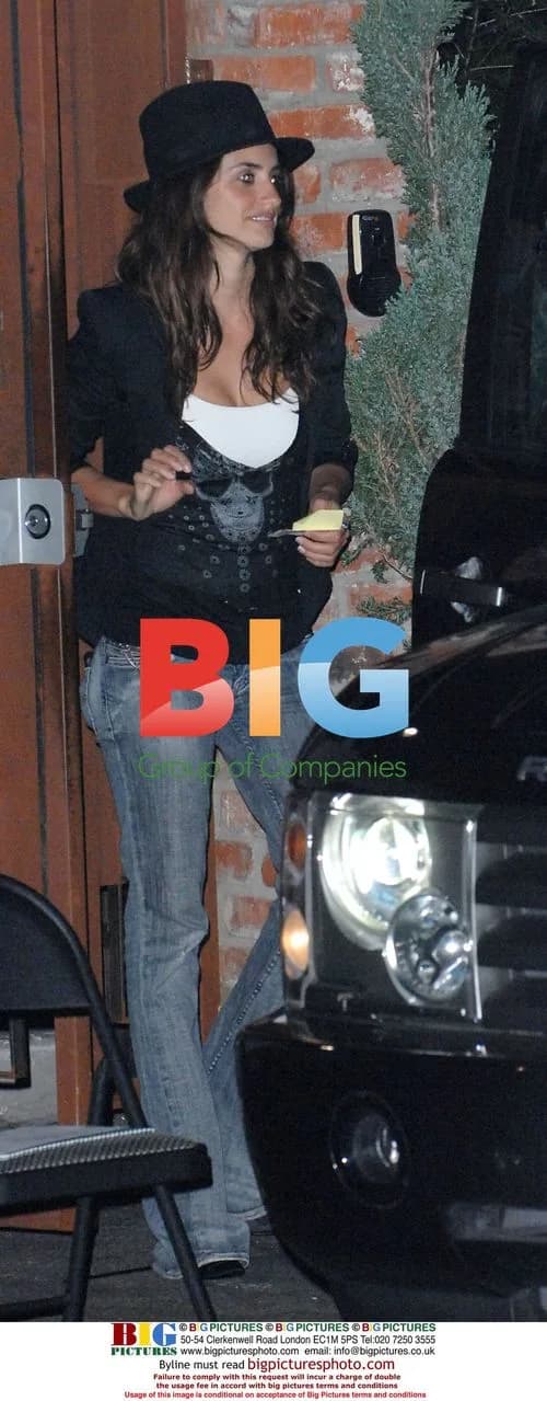 Penelope Cruz Leaving Hyde in LA