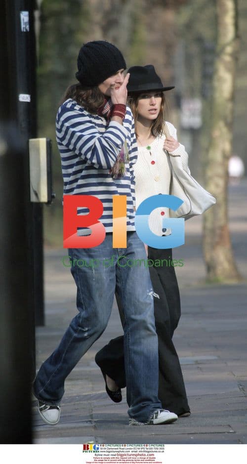 Keira Knightley and Rupert Friend out in London