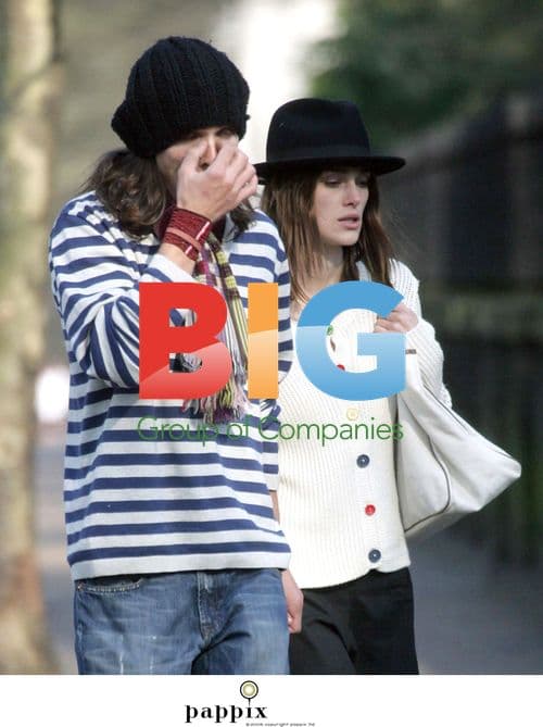 Keira Knightley and Rupert Friend in London