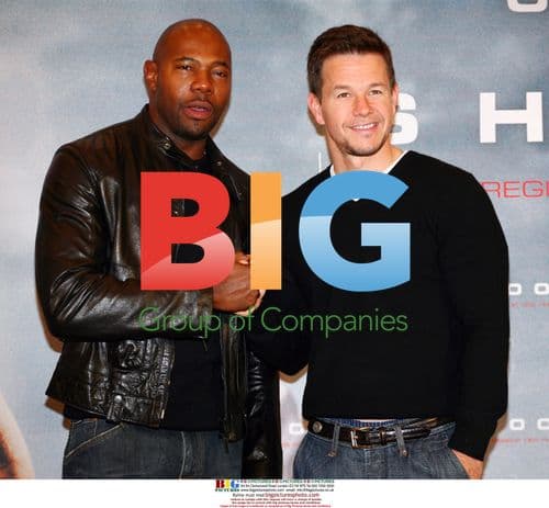 Fuqua, Wahlberg & producer at 'Shooter' Photocall
