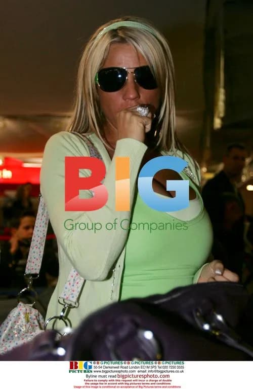 Pregnant Katie Price Leaving Heathrow