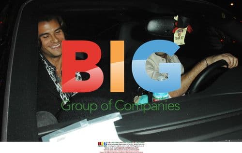 Singer Blu Cantrell with Mystery Man at The Hyde Club