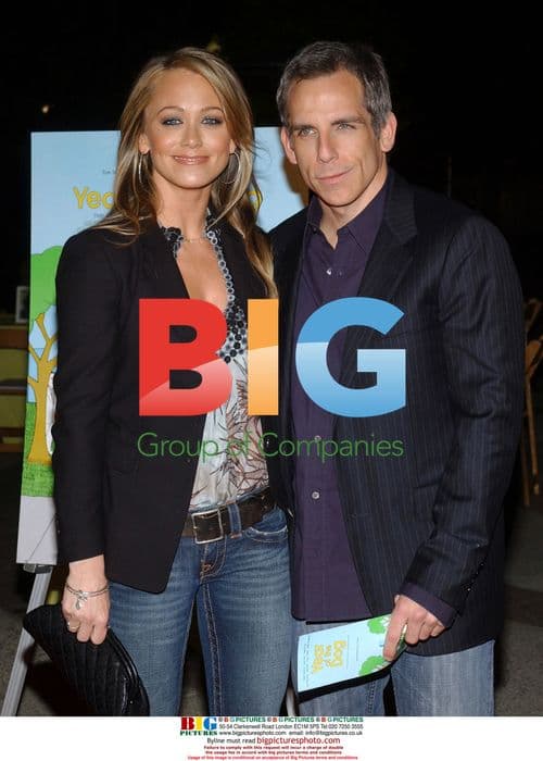 Ben Stiller and Christine Taylor at 'Year of the Dog' Premiere