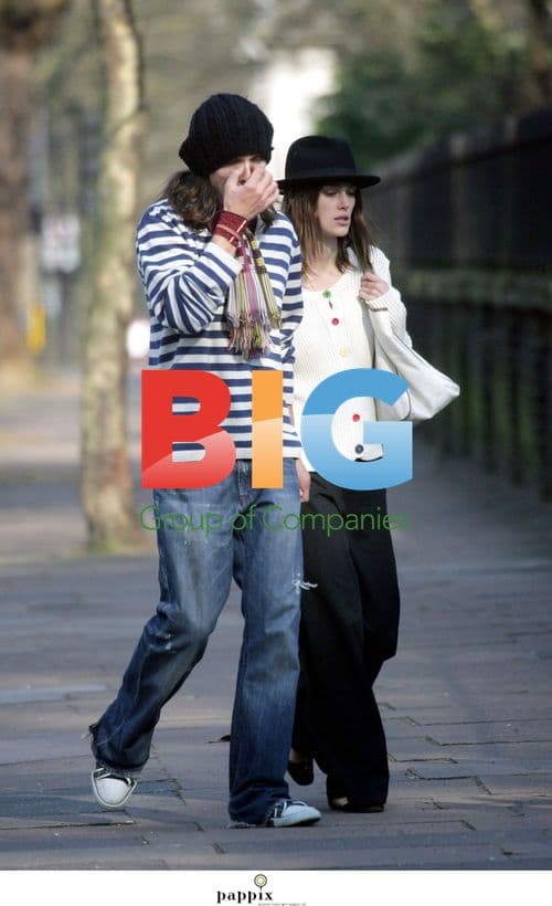 Keira Knightley and Rupert Friend stroll in London