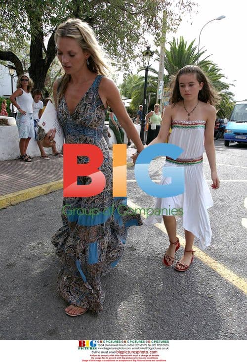 Kate Moss at Charlotte Tilbury Wedding