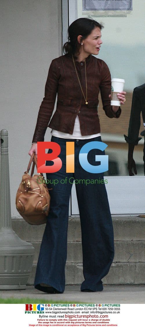 Katie Holmes Goes to Costume Fitting