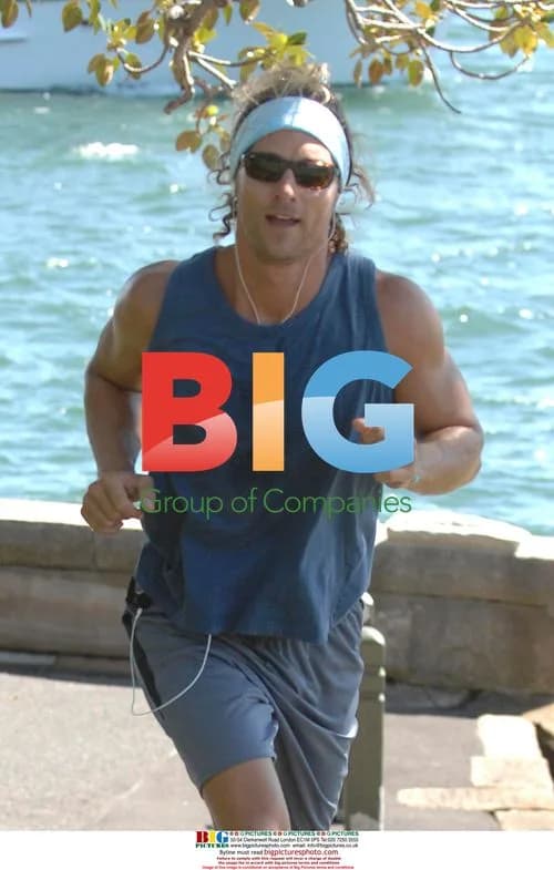 Matthew McConaughey Running in Sydney