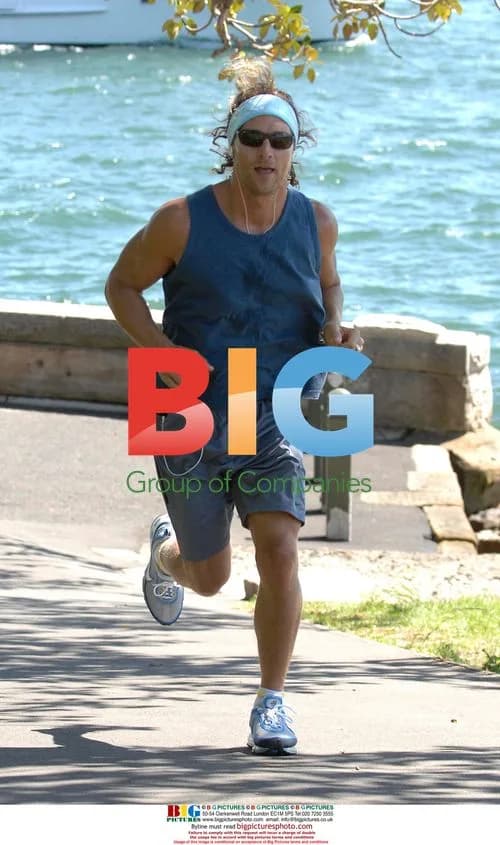 Matthew McConaughey Running in Sydney