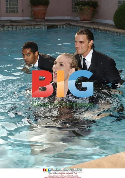 Heidi Klum Soaked at QVC Jewelry Collection Photocall