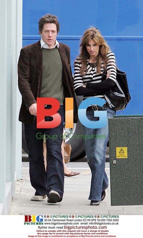 Hugh Grant and Jemima Khan seen together in London