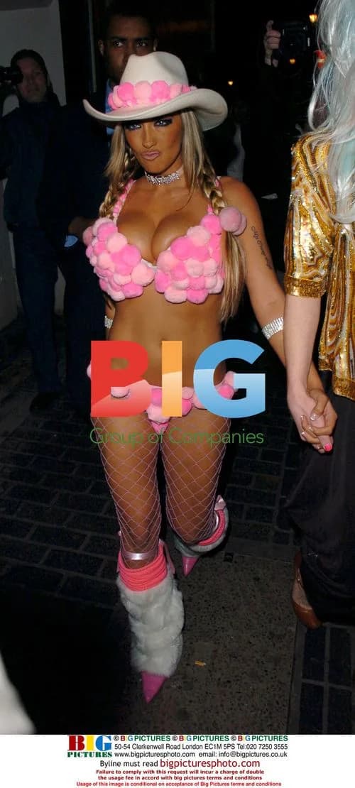 Jodie Marsh and Sarah Barrand at Circus Night Club