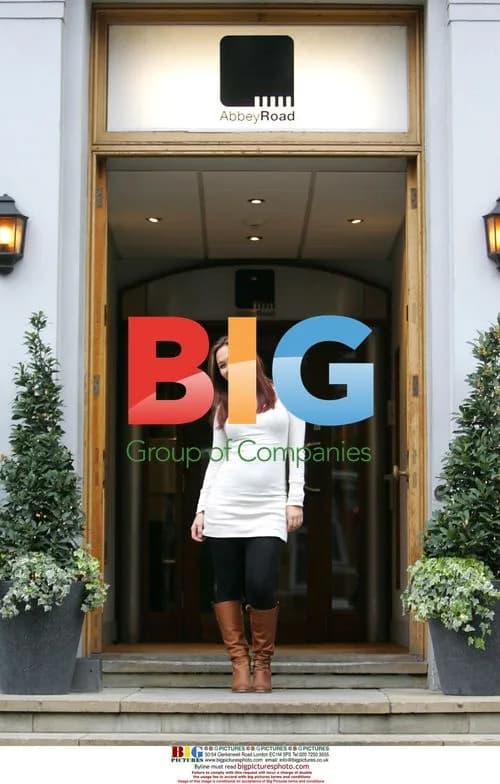 Pregnant Myleene Klass at Abbey Road Studios