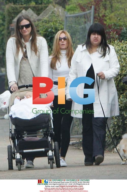 Geri Halliwell takes a walk in London
