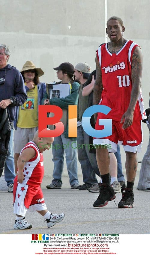 Dennis Rodman films "The Mini's"
