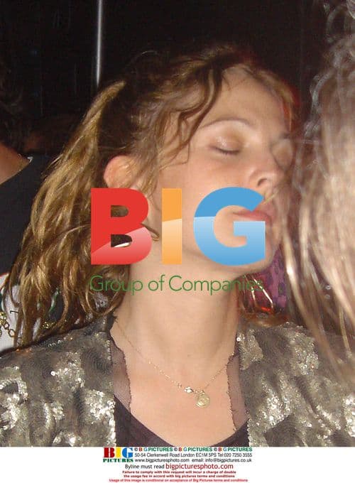 Drew Barrymore Drinks and Dances