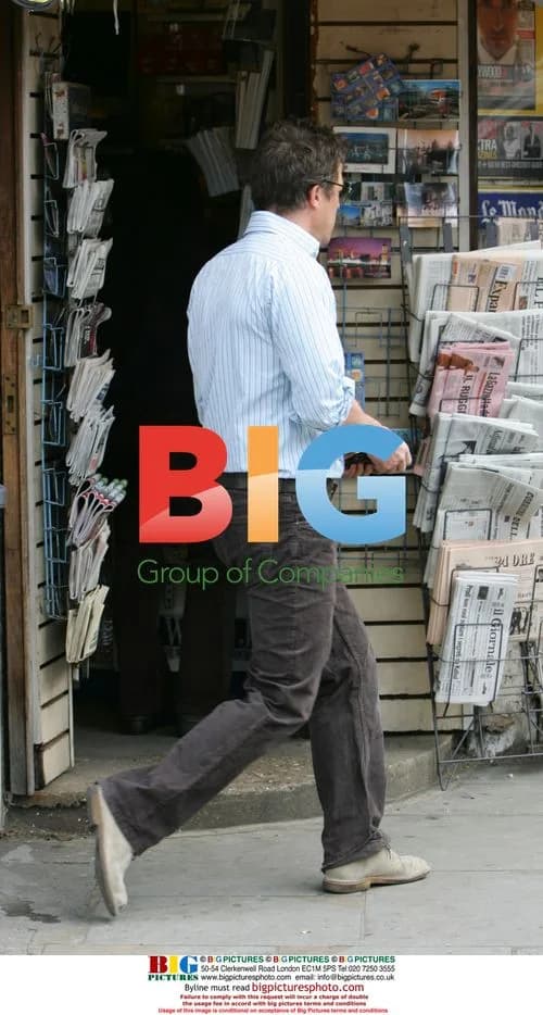 Hugh Grant running errands in London