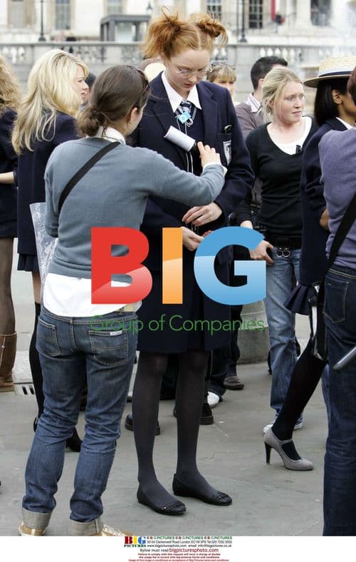 On the Set of St. Trinian's Film