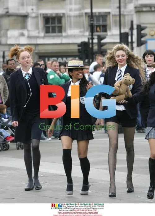 St Trinian's on set with Lily Cole