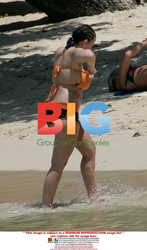 Charlotte Church's Sister on Beach in Thailand