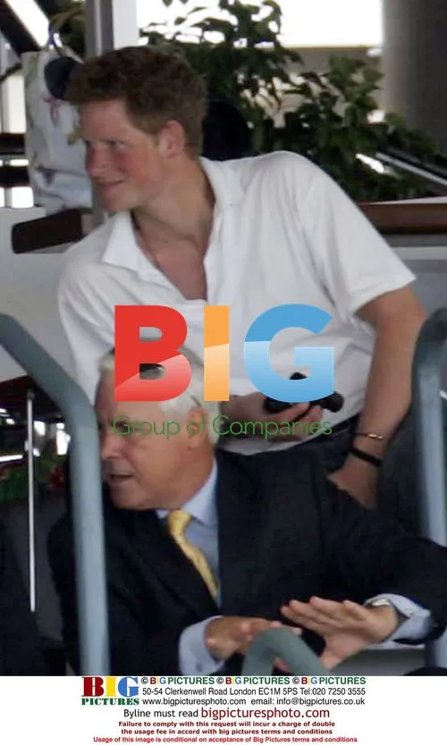 Prince Harry and Chelsy Davy at Cricket Match in Barbados