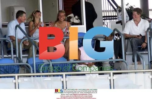 Prince Harry and Chelsy Davy at Cricket Match in Barbados