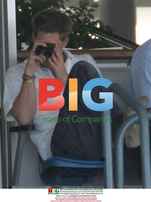 Prince Harry and Chelsy Davy at Cricket Match