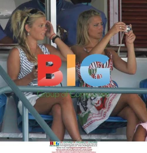 Prince Harry and Chelsy Davy at Cricket Match