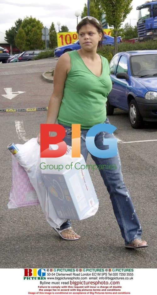 Jade Goody Visits Baby Freddie in Hospital