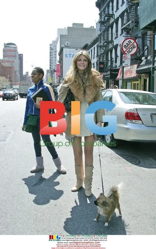 Mischa Barton with Dog Ziggy in NYC