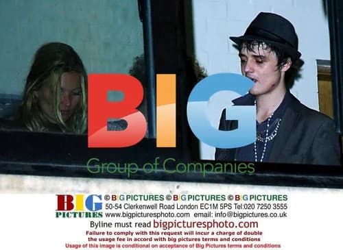 Pete Doherty and Kate Moss at Hackney Empire