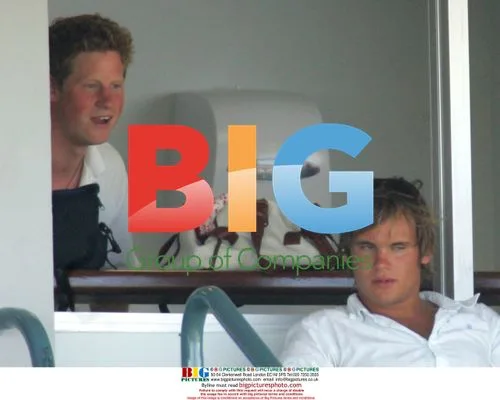 Prince Harry and Chelsy Davy at Cricket Game