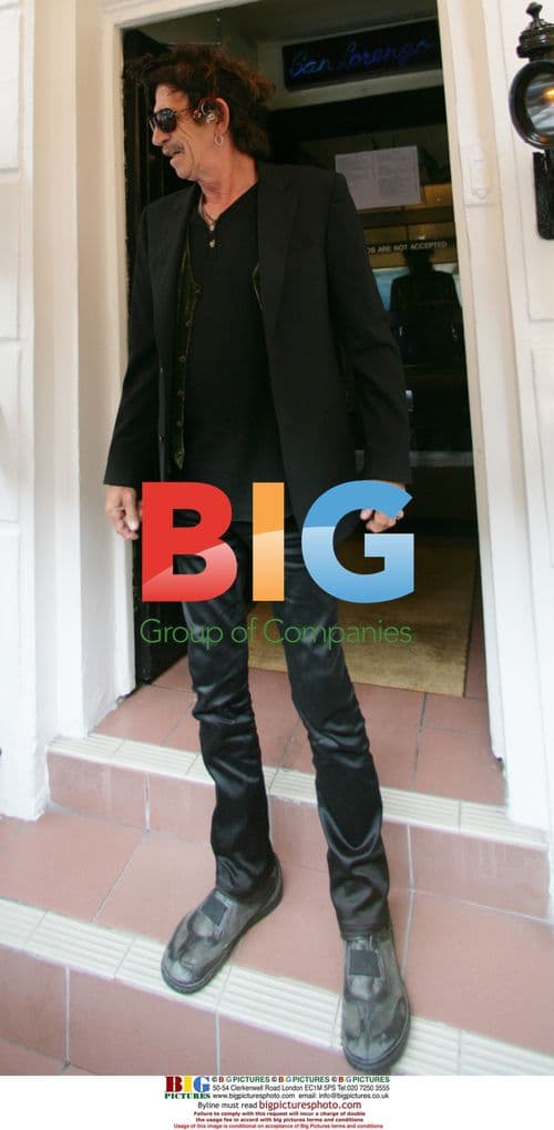 Rolling Stones members at San Lorenzo