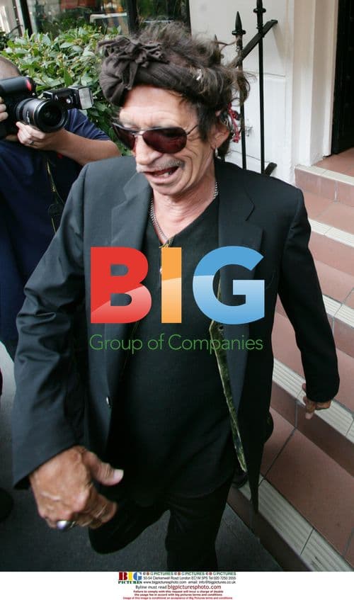 Keith Richards and Charlie Watts at San Lorenzo